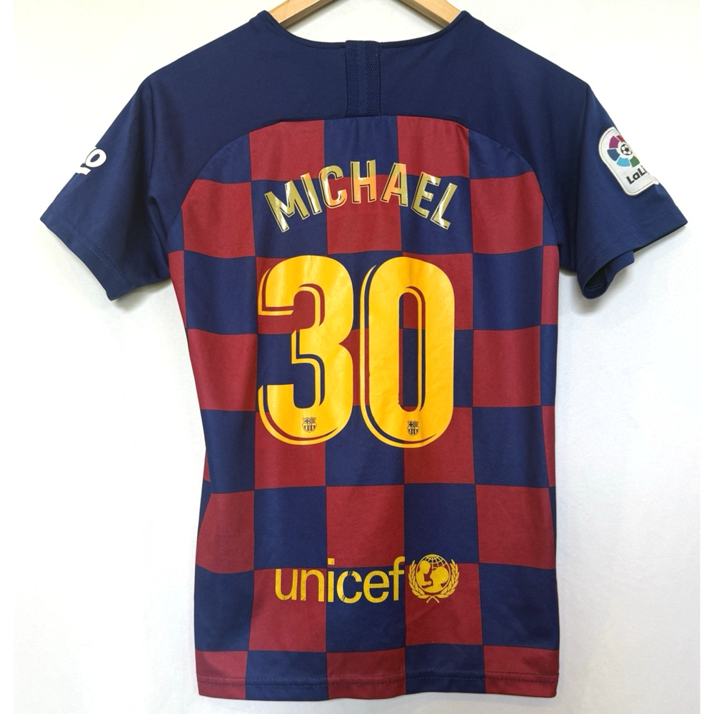 Nike FC Barcelona Boys Jersey Size XL Rakuten Soccer #30 Michael Laliga‎ Beko